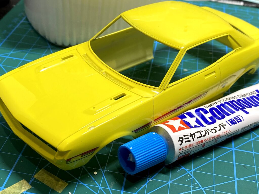 旧車のウインドウモール塗装 制作 1 24 Hasegawa Toyota Celica 1600gt Part3 プラモの時間